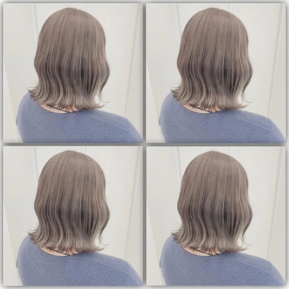 ミディアム カラー レイヤーダブルカラー KYONのヘアスタイル