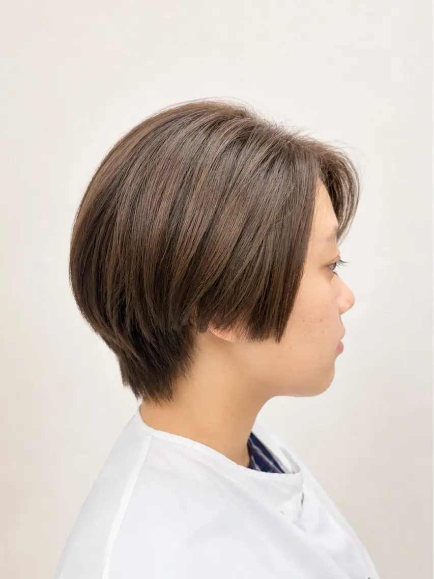 《18~35歳の方限定》ショートカット+ワンカラー🩶の写真