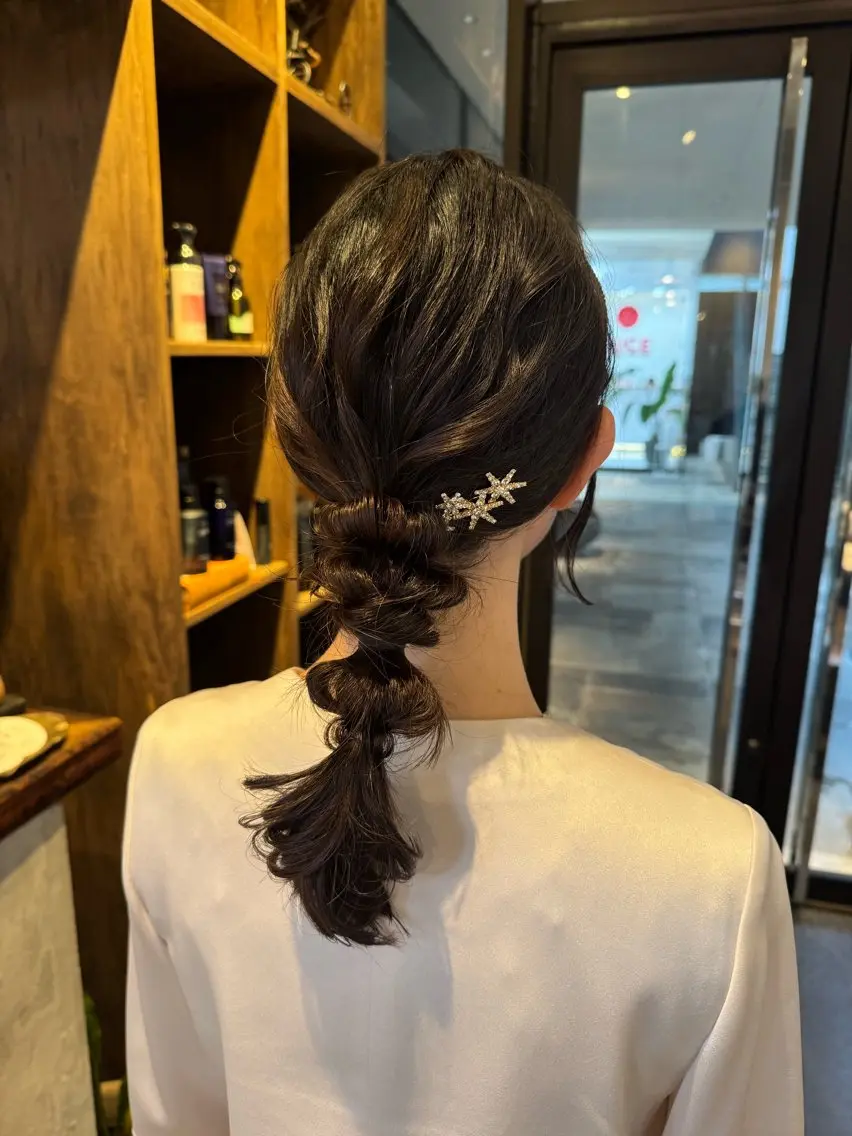 ヘアアレンジ ヘアセット 6/29まで 💐🤍理保のヘアスタイル