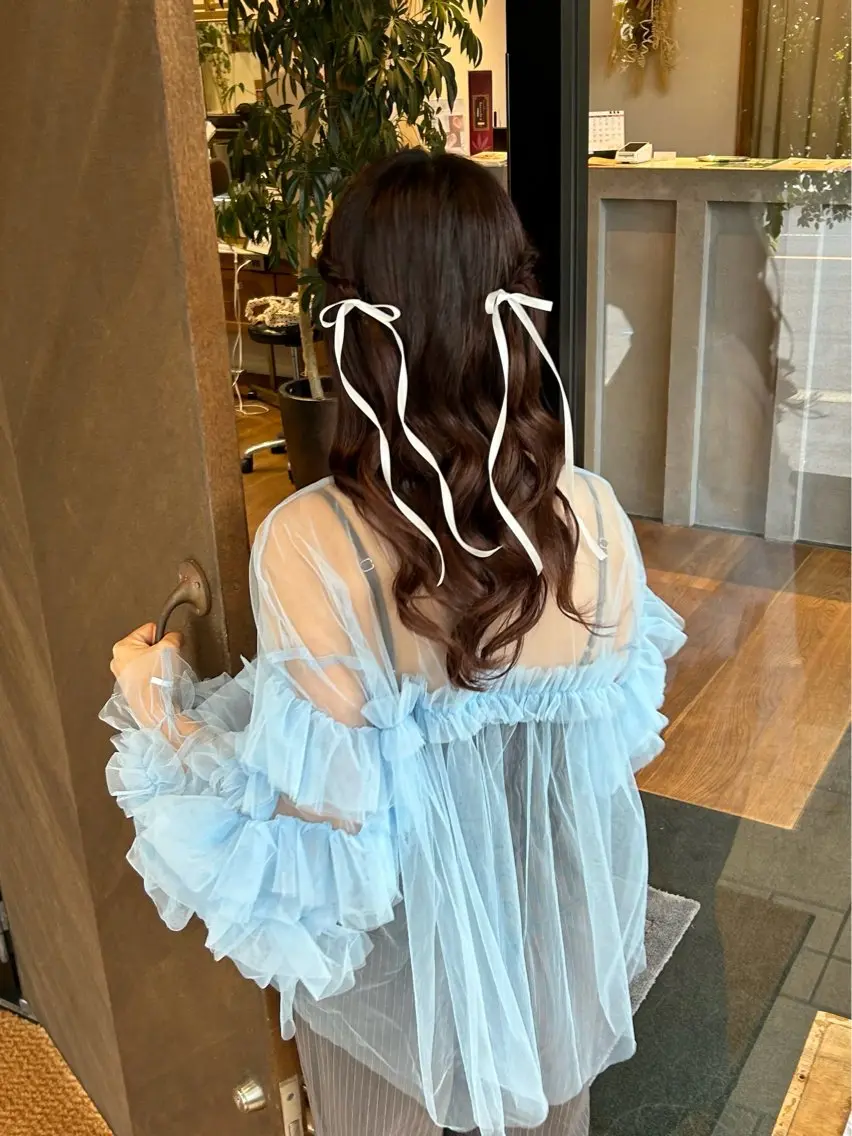 ロング ヘアアレンジ ヘアセット lapis / soraのヘアスタイル