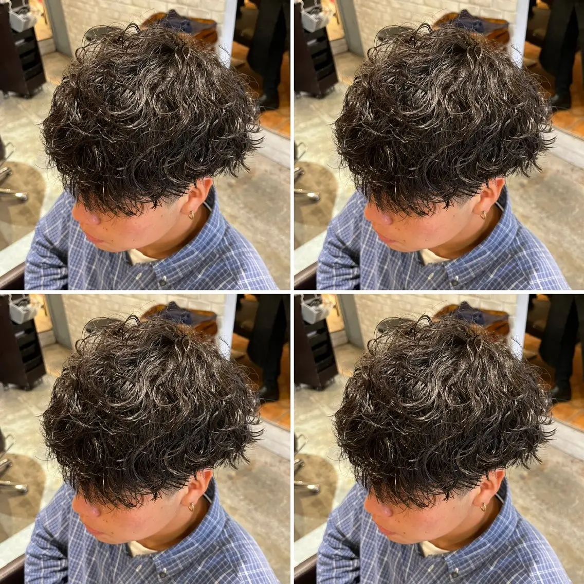 パーマ メンズ カット パーマ トリートメント ヘアセット メンズパーマ特化 望月謙二郎のヘアスタイル