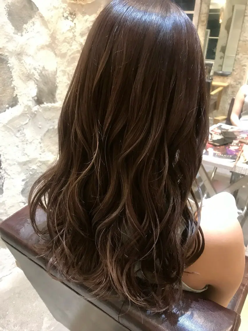 ロング カラー 塚本 昂のヘアスタイル