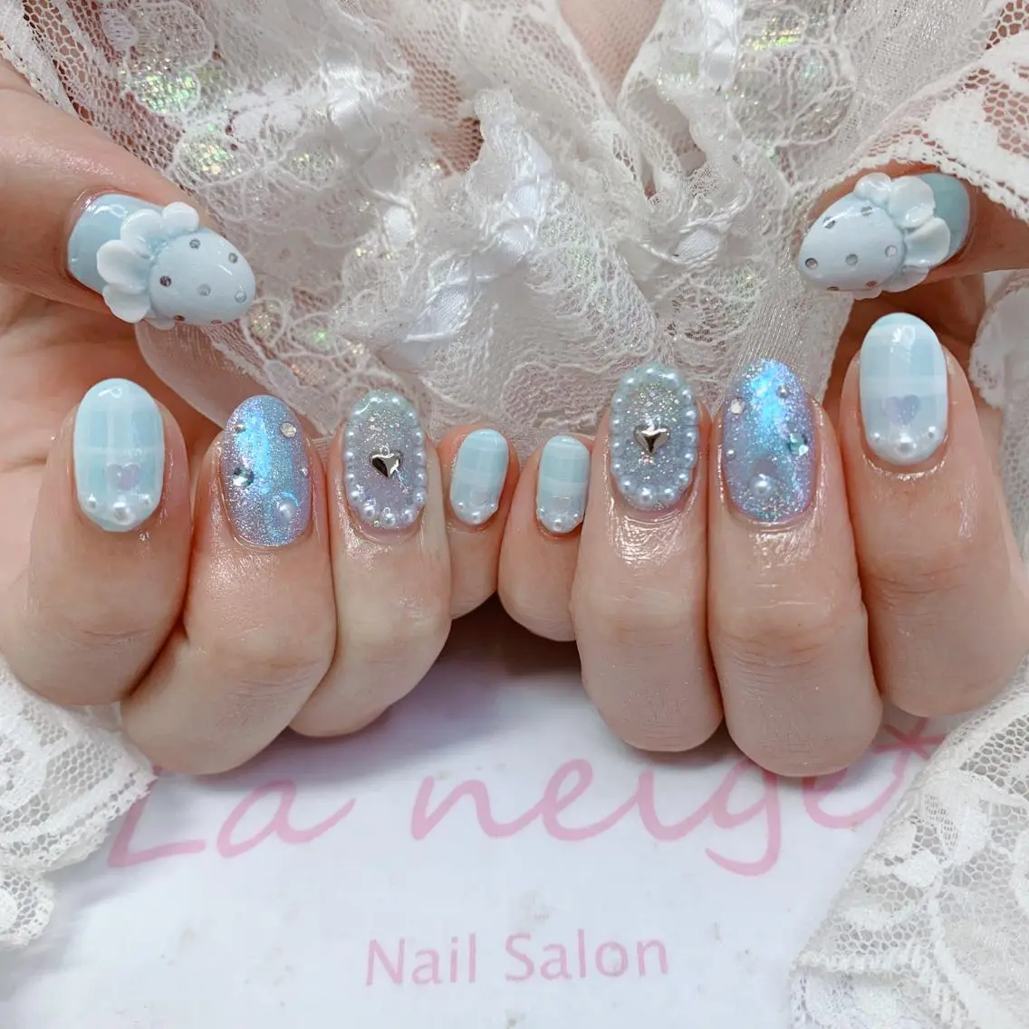 ネイル ハンドネイル La neige* yuki 🐩🌙のネイルデザイン