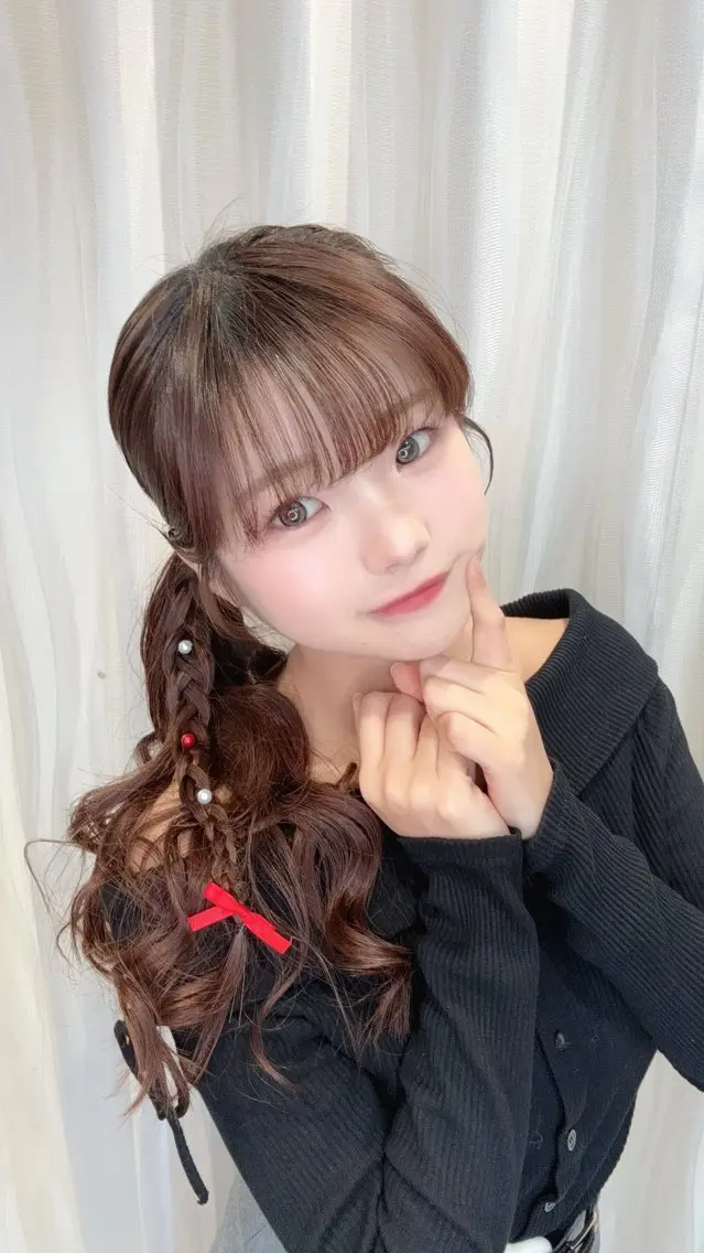 ロング ヘアアレンジ ヘアセット 韓国/アイドルヘア 🎀みづきのヘアスタイル