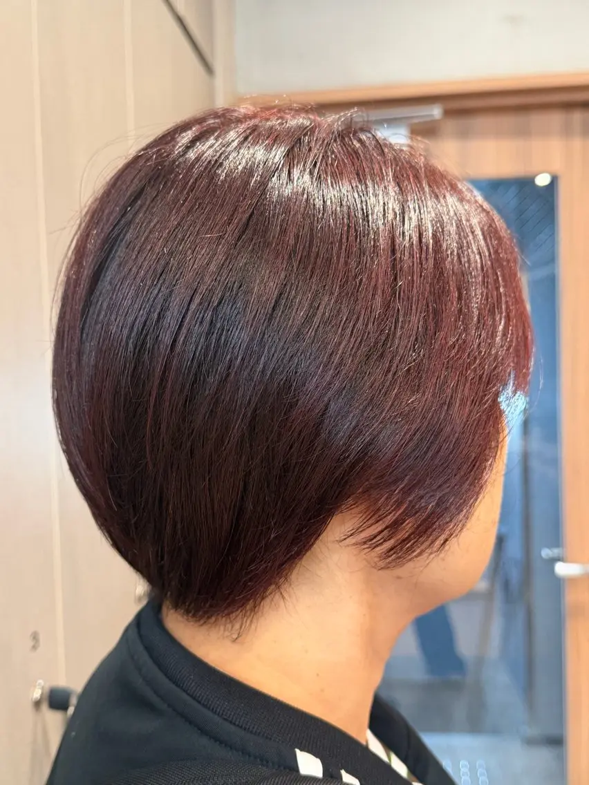 ショート カラー ヘアカラー 岸田 和樹のヘアスタイル