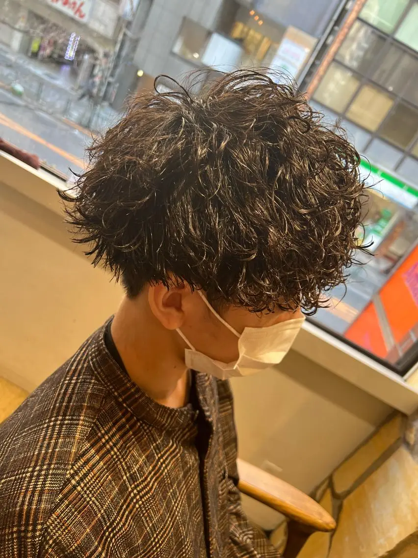 メンズカット+ツイストorスパイラルパーマの写真