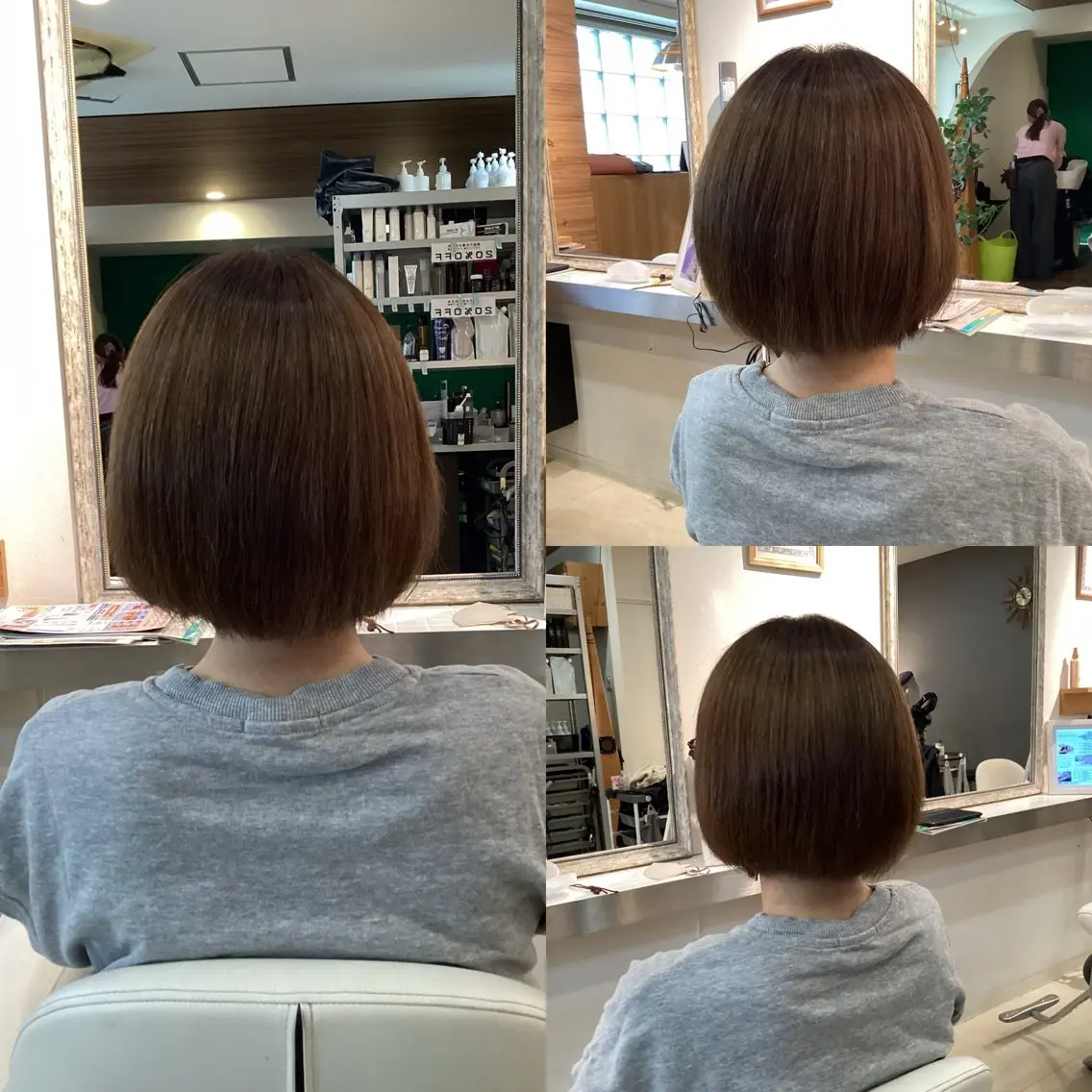 ショート カット ヘアカラー hair bonitaのヘアスタイル