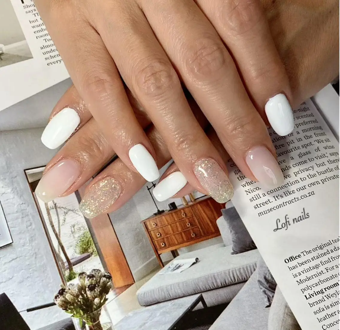 セミロング ネイル Lofi nails ゆきこのネイルデザイン
