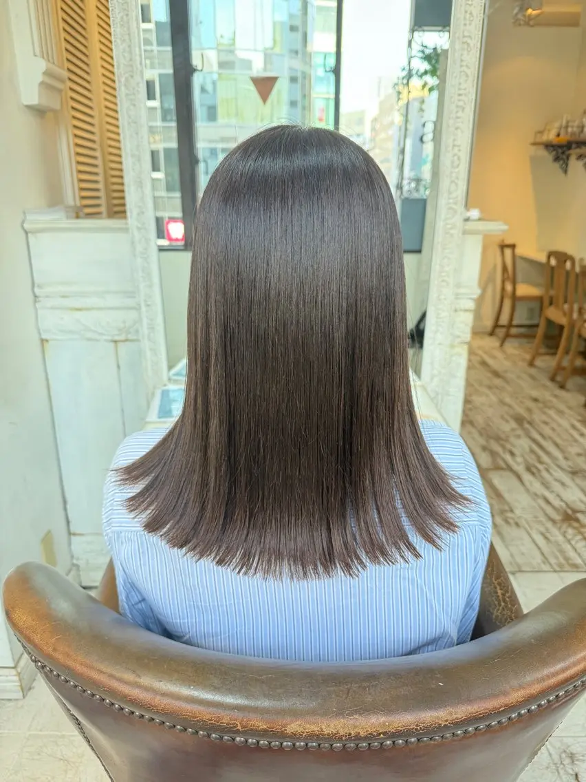 ミディアム カラー 【azure横浜】 🧸misaki🌸のヘアスタイル