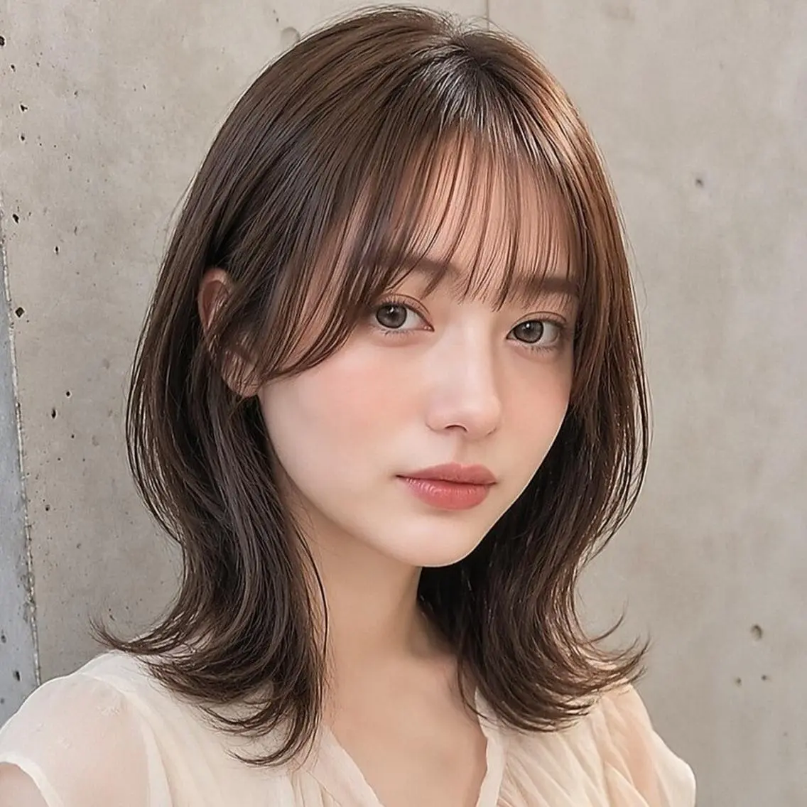 ミディアム 似合わせ✨透明感🫧 佐藤優斗のヘアスタイル