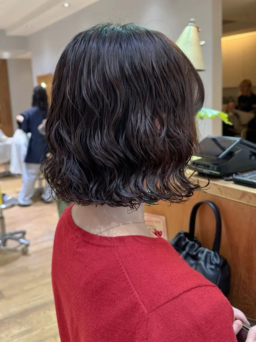 ショート パーマ カット パーマ 大橋 芽衣のヘアスタイル
