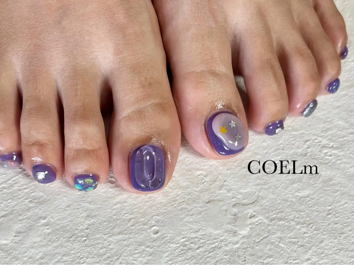 ネイル COELm🌙 /ネイル着付けのネイルデザイン