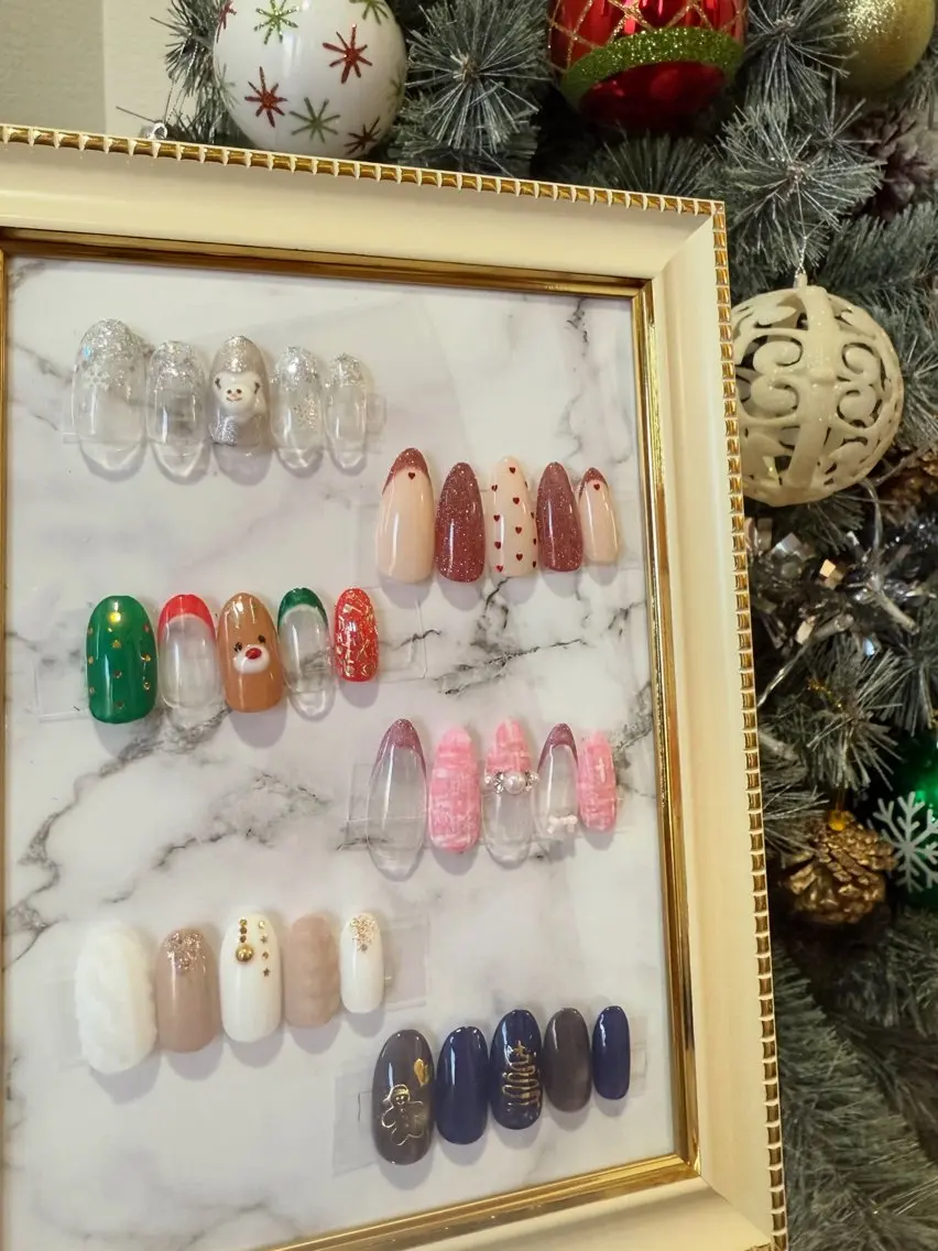 ネイル 冬ネイル クリスマス MY NAILのネイルデザイン