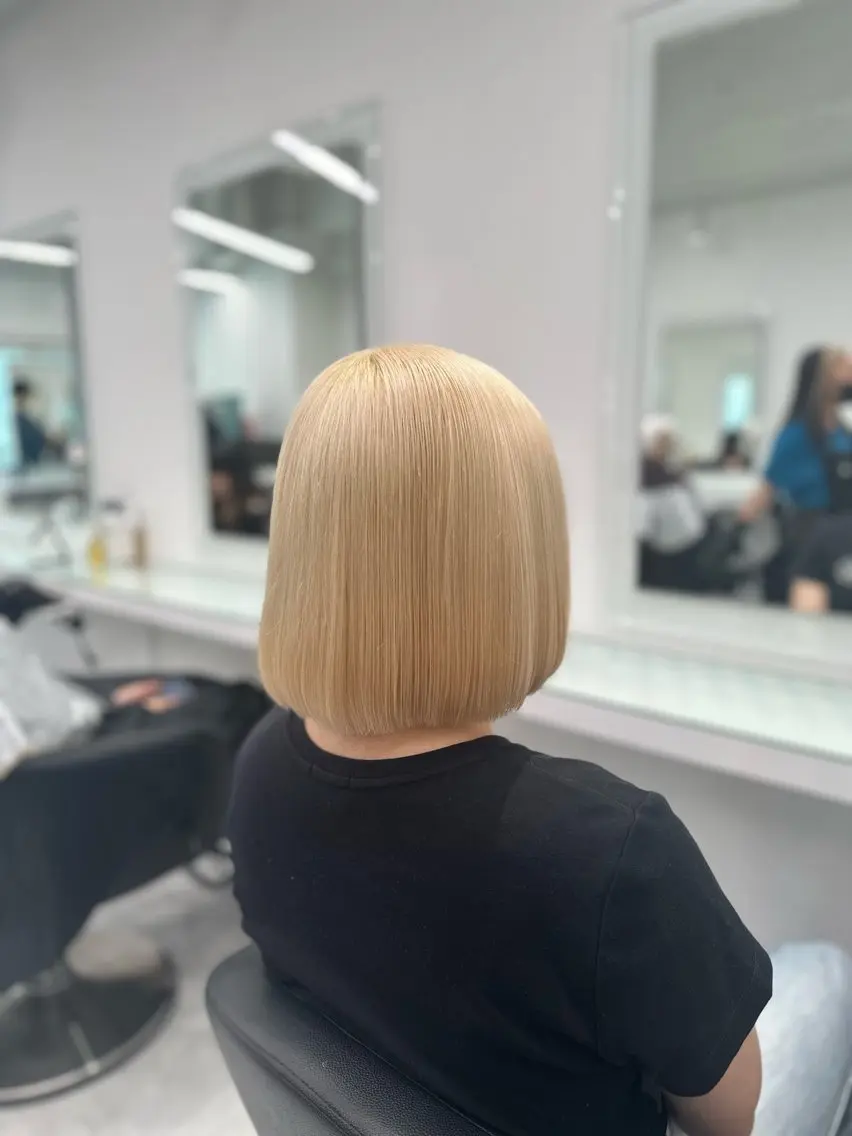 セミロング カラー ヘアカラー トリートメント ヘッドスパ ヘアセット ❄最強かわいいカラー ❄️MINA❄️のヘアスタイル