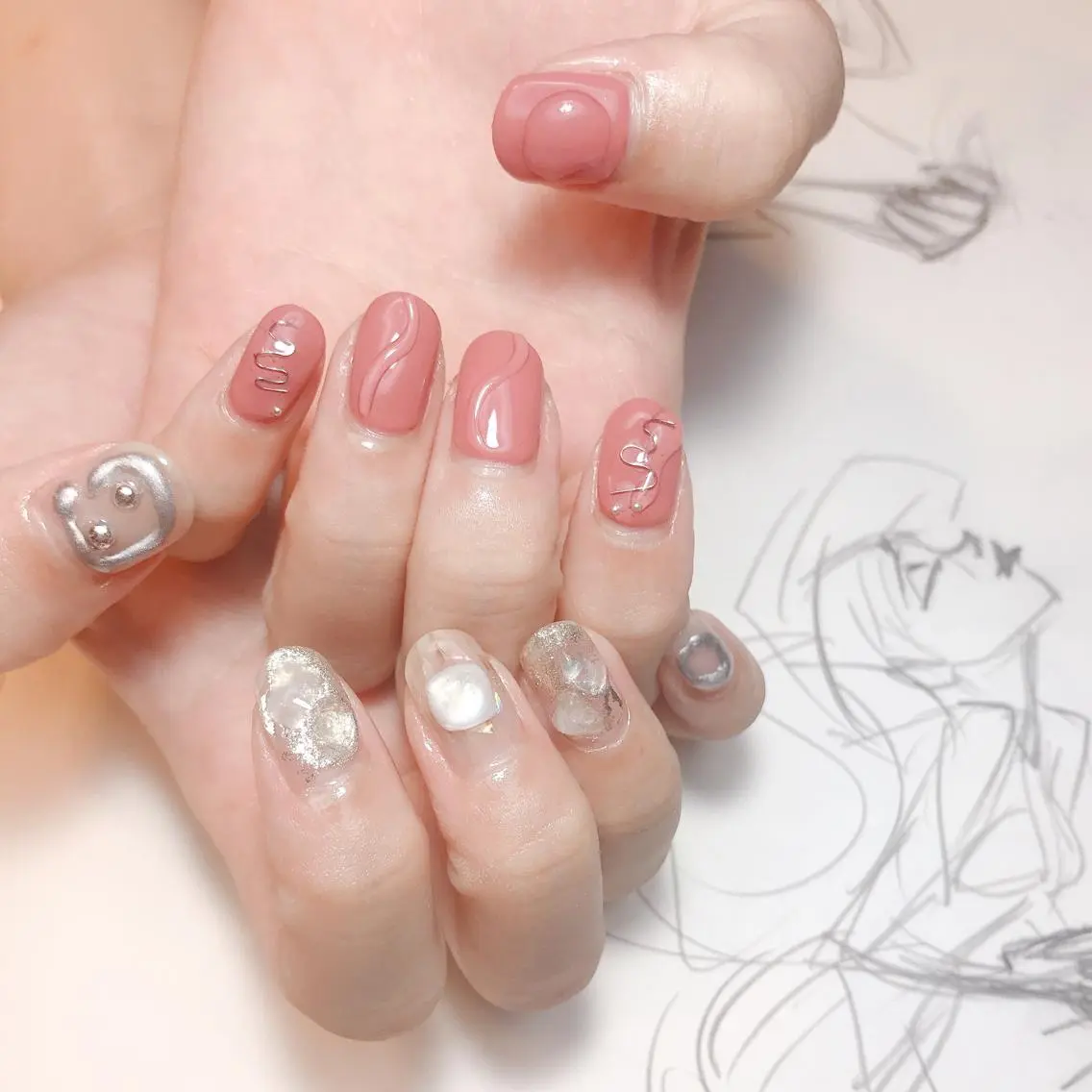 ネイル ニュアンスネイル owlnail /持込みデザイン専門のネイルデザイン