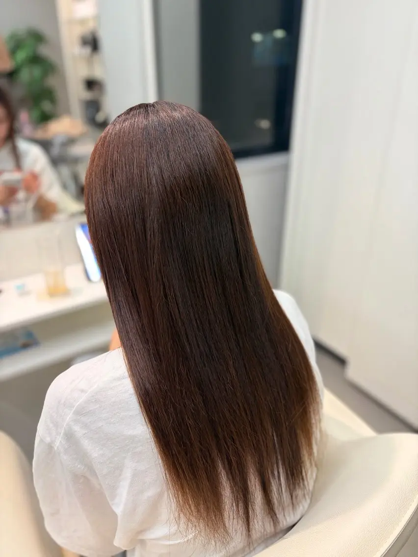 【生き返る艶髪✨】カラー+サブリミックトリートメント🫧の写真
