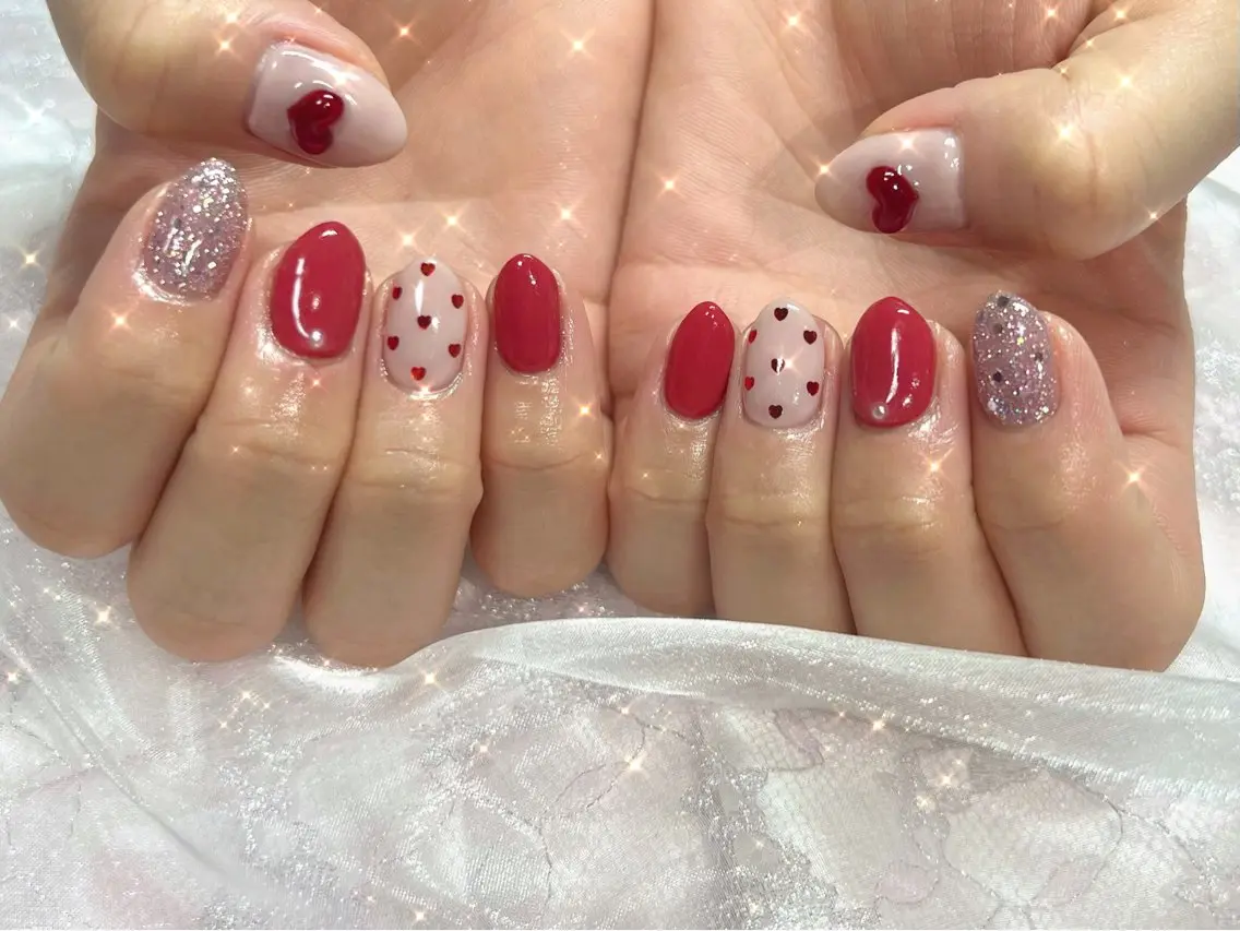 ネイル yume 🎀大人ガーリー🎀のネイルデザイン