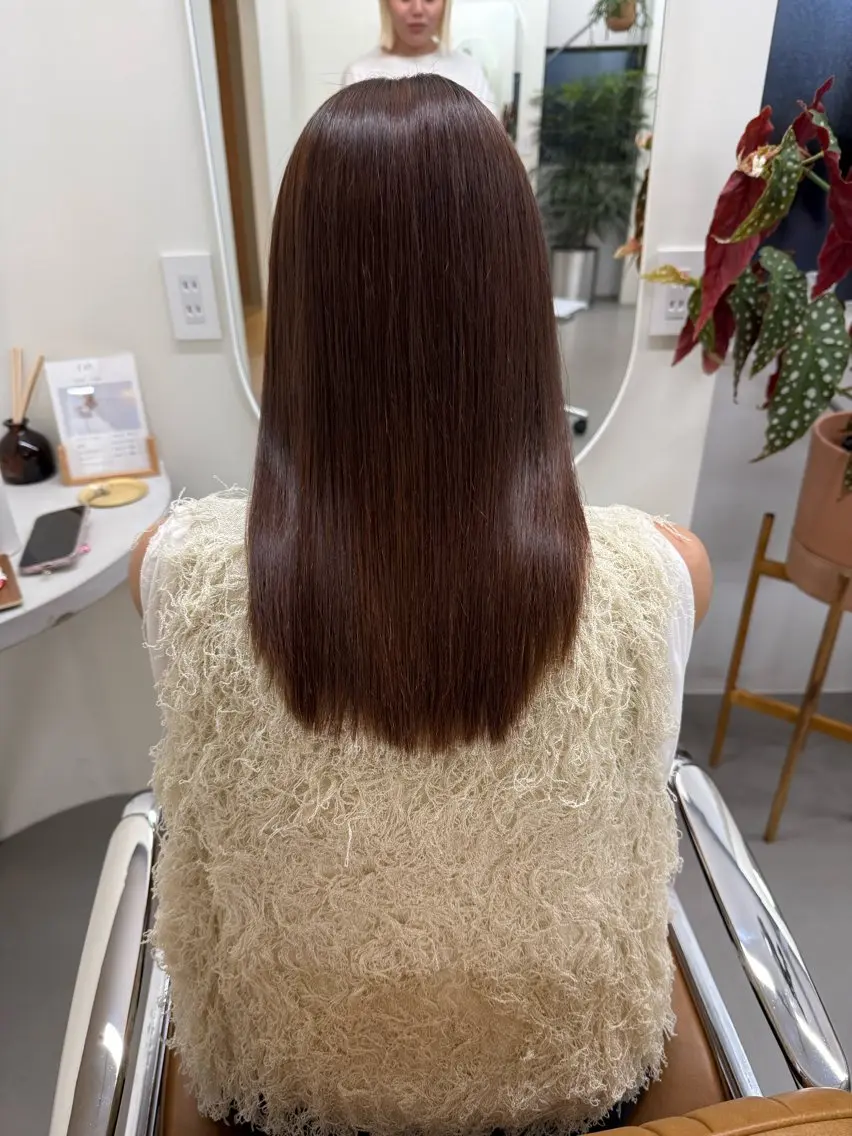 パーマ 縮毛矯正 檜 果歩のヘアスタイル