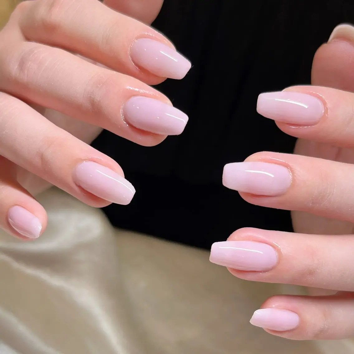 ネイル ワンカラーネイル petit sarina..ෆのネイルデザイン