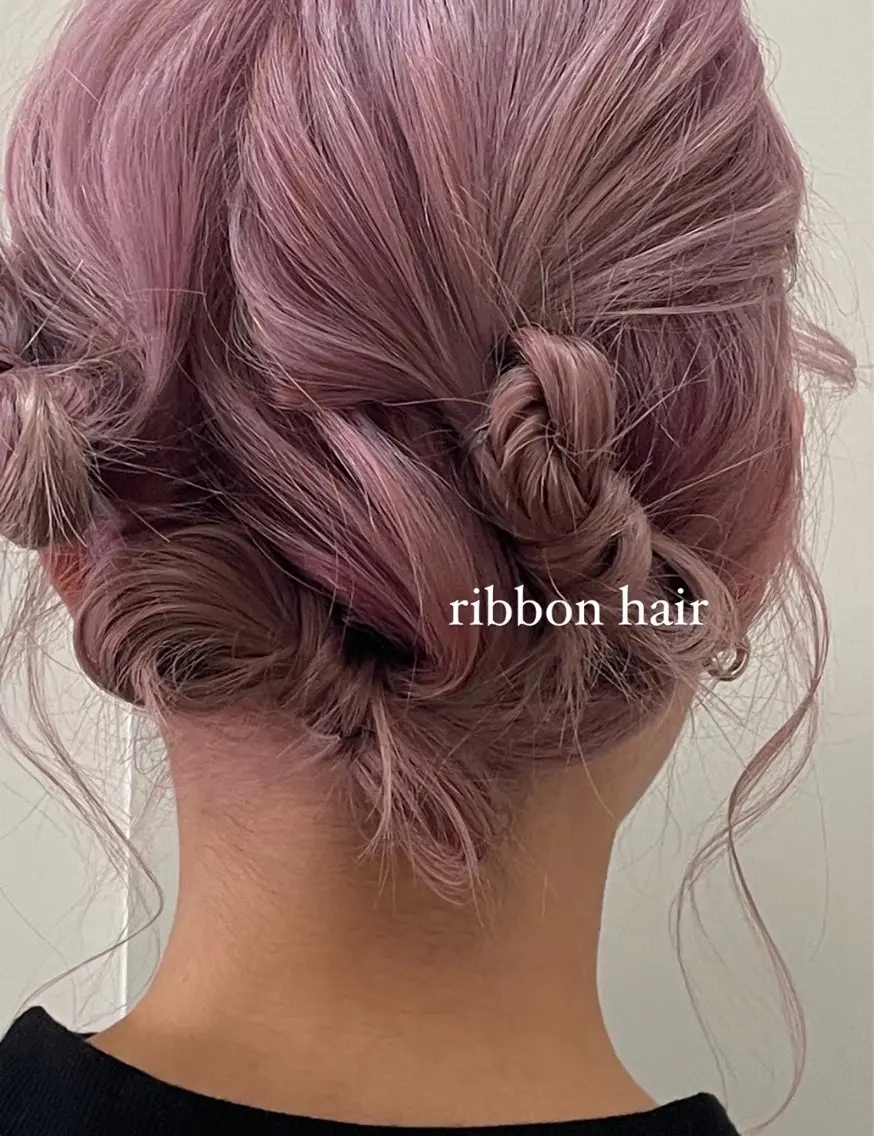 【🖤ヘアアレンジ🖤】フワフワスタイルからタイトスタイルまでお任せください‼︎※必ず補足説明をご確認くださいの写真