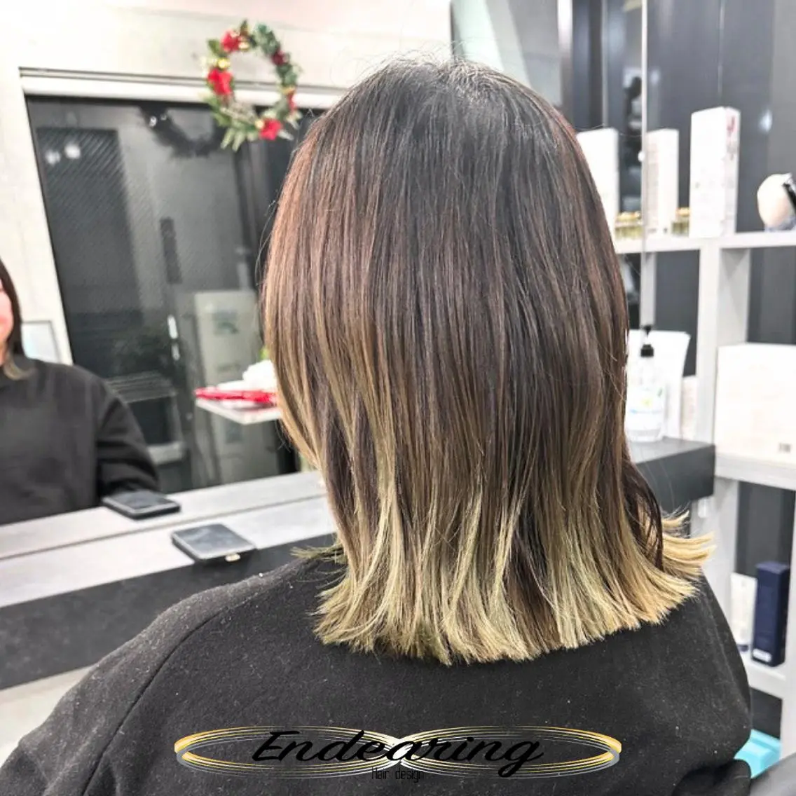 カラー ブリーチ 透明感カラー ダブルカラー ハイライトカラー カット ヘアカラー トリートメント Endearing 銀座/レイヤーカットのヘアスタイル