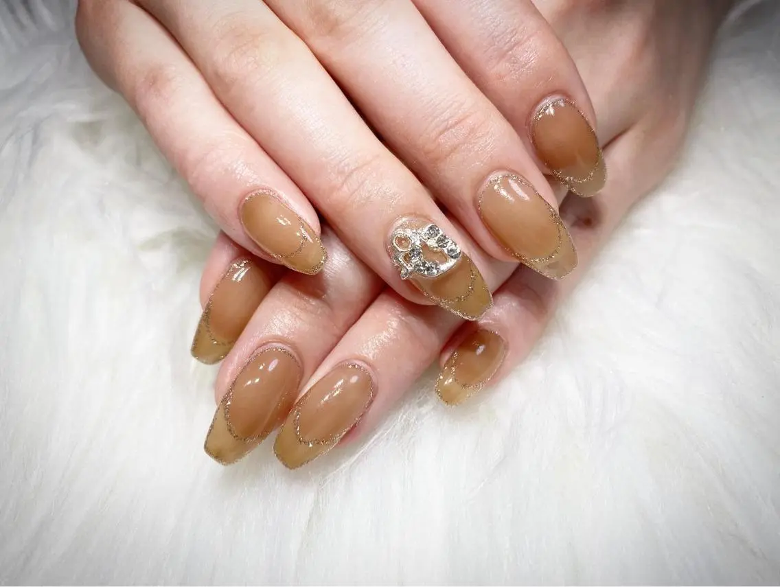 ネイル フラッシュネイル フレンチネイル ハンドネイル P. nailのネイルデザイン