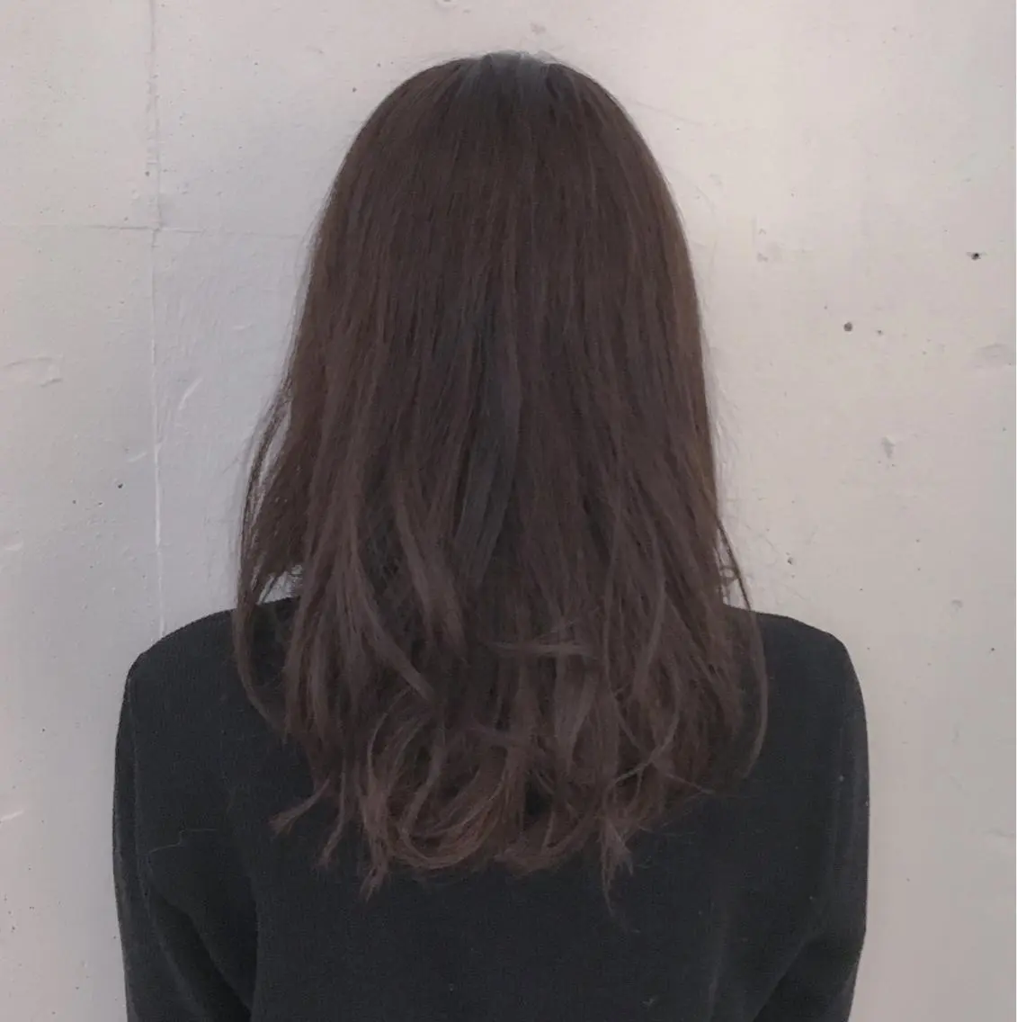 セミロング カラー アッシュ トミタ アツシのヘアスタイル