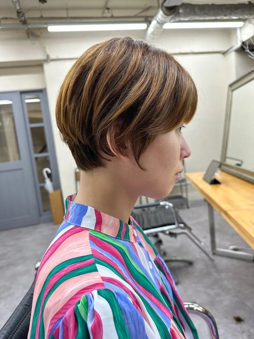 ショート ショートヘア メンズパーマ メンズ特化ryoのヘアスタイル