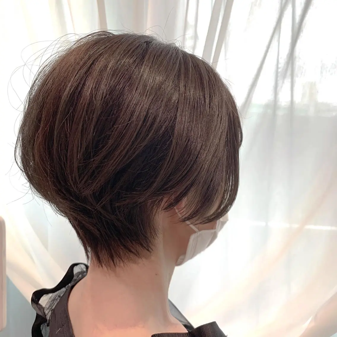 ショート カット ヘアカラー トリートメント ayano ．のヘアスタイル