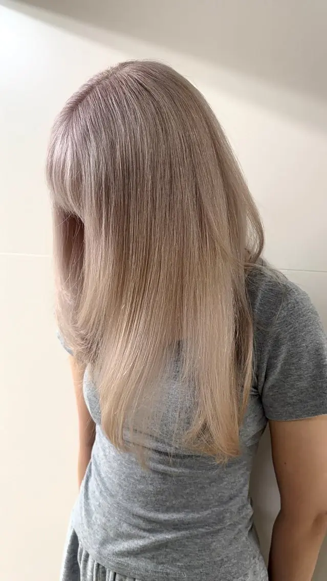 カラー ヘアカラー 龍 颯斗のヘアスタイル
