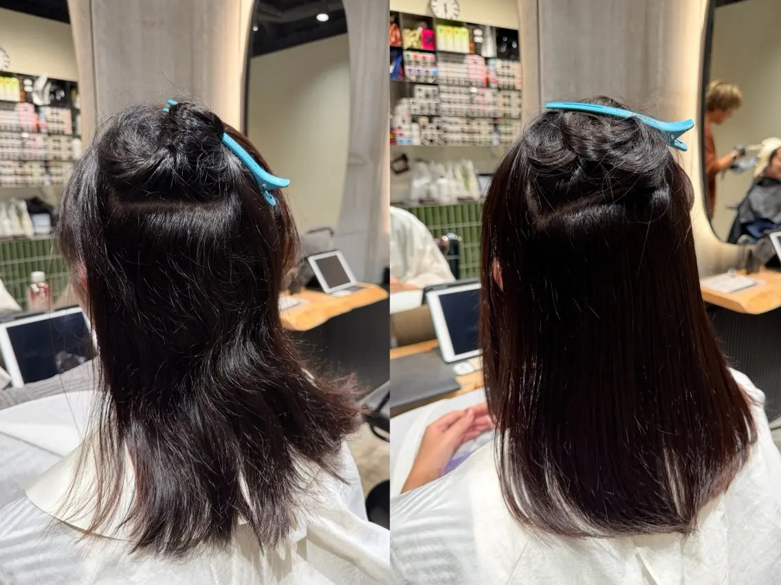 縮毛矯正 加賀美 幸乃のヘアスタイル