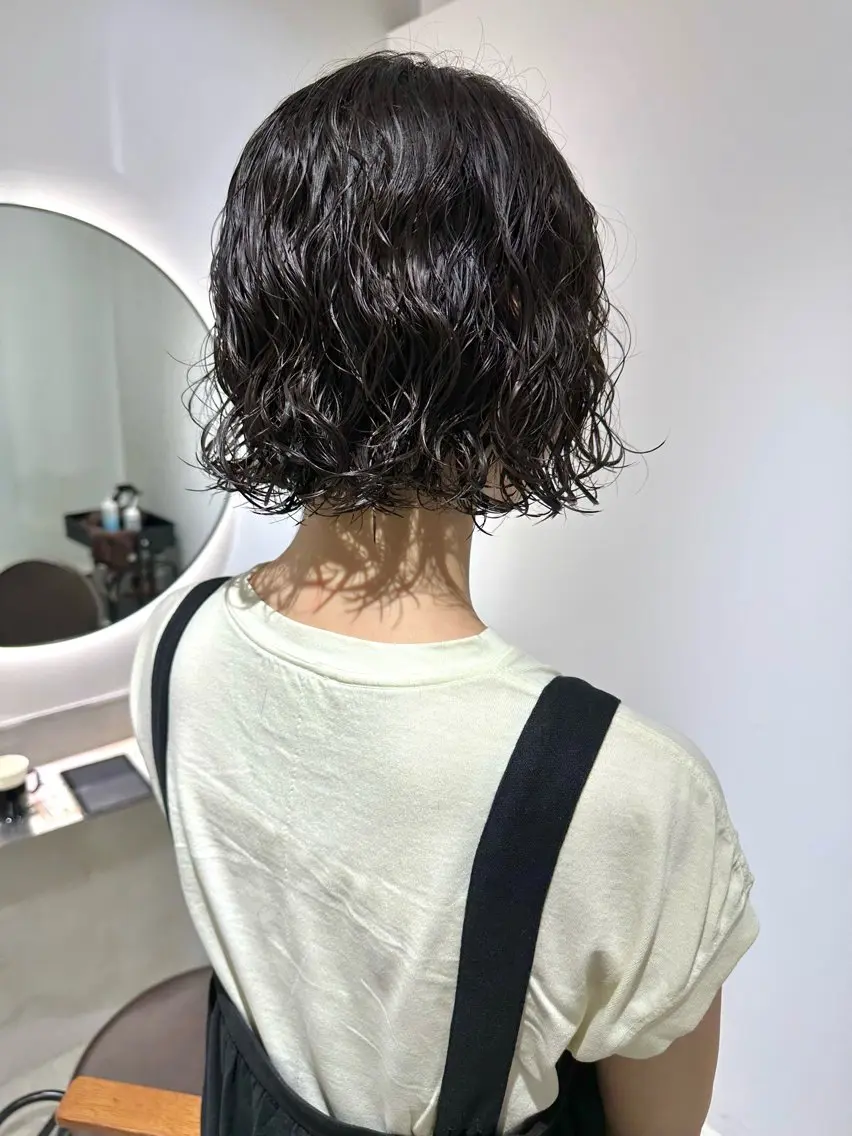 ショート パーマ 髪質改善 縮毛矯正/ レイヤー/銀座/本木のヘアスタイル