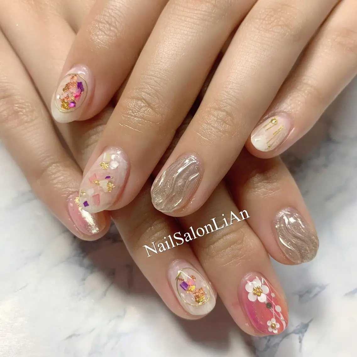 ネイル ハンドネイル NailSalon LiAnのネイルデザイン