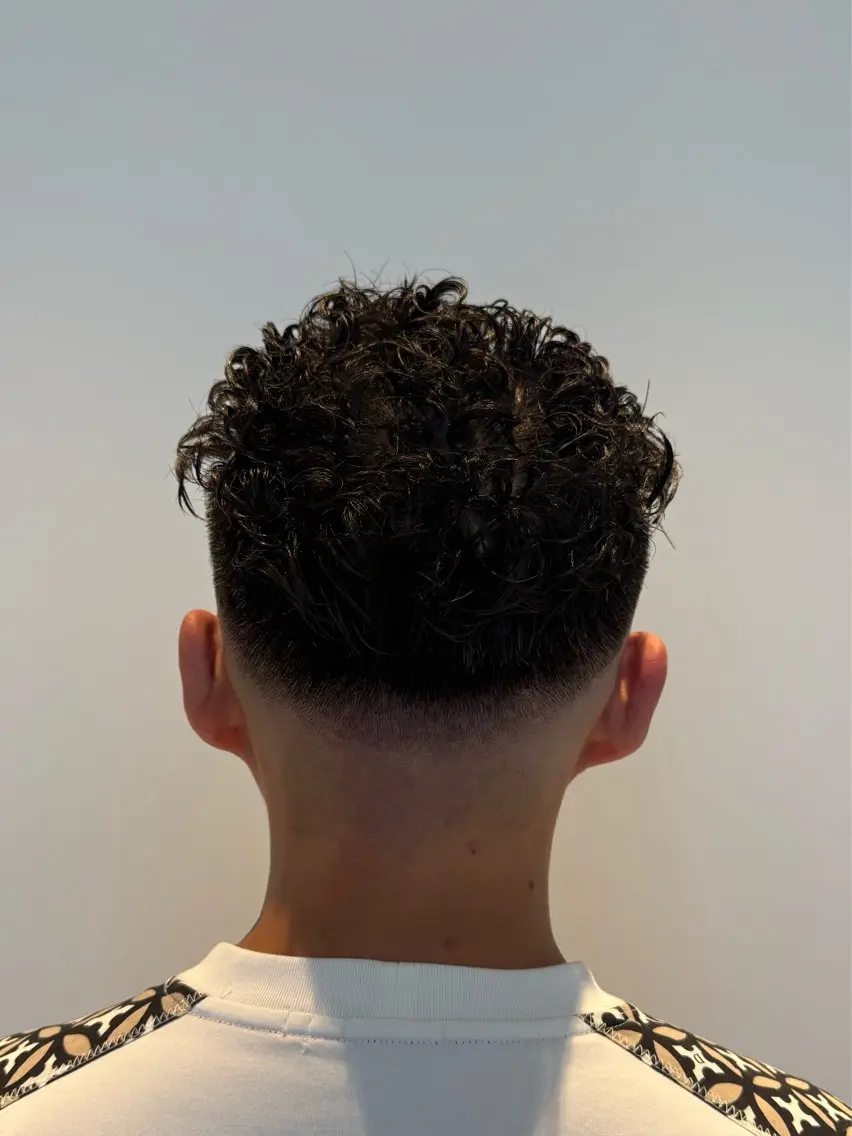 ショート カット パーマ 福永 縁のヘアスタイル