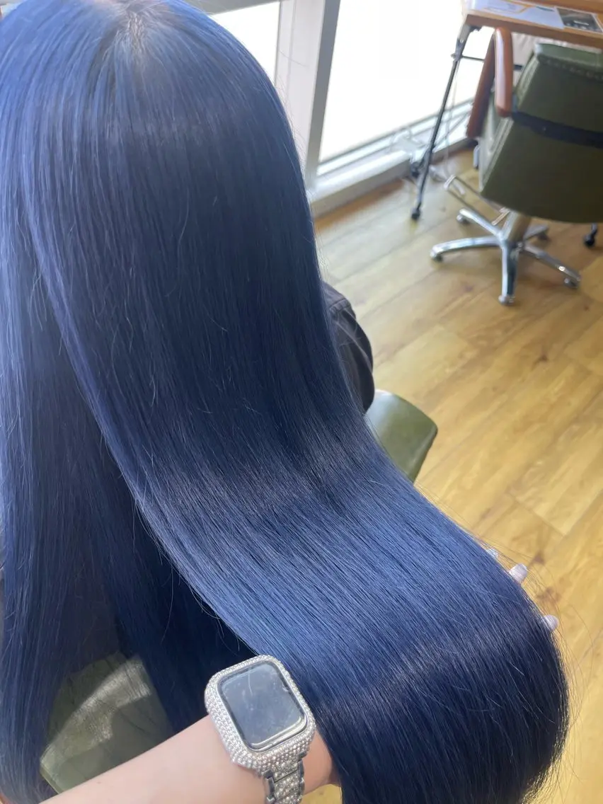 ロング カラー ヘアカラー トリートメント 🪽はづき🫧 簡単垢抜けカラー🪽のヘアスタイル