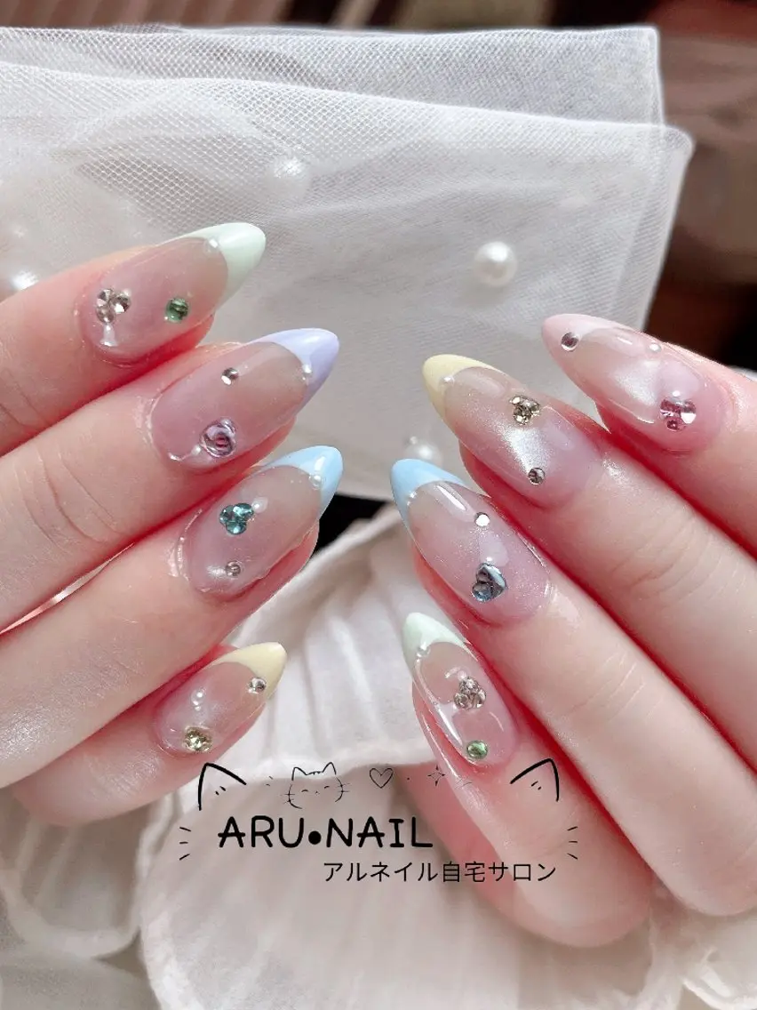 ネイル アートネイル ARU·NAIL 自宅サロン港区宝神のネイルデザイン