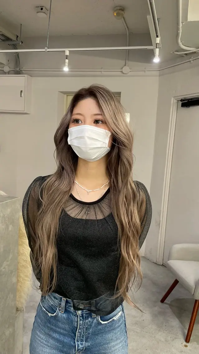 ロング ヘアカラー 🇦🇺/ゆうと /バレイヤージュのヘアスタイル