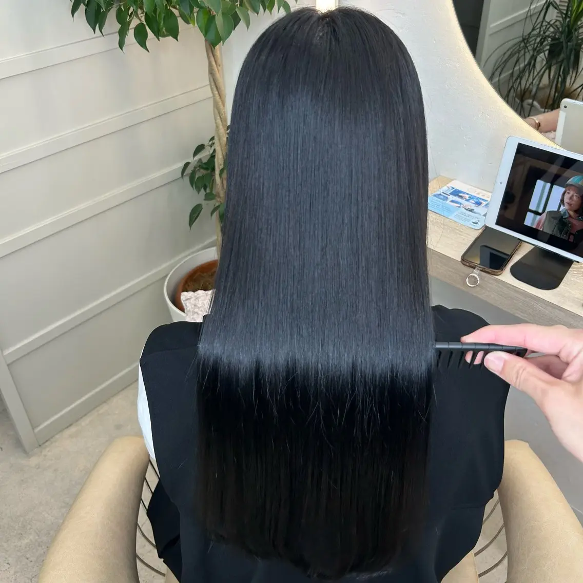 【限られたサロンのみ導入メニュー】 💫 髪の美容エステ ヘア・ポテンツァ韓国式髪質改善TR 💫¥14,000円の写真