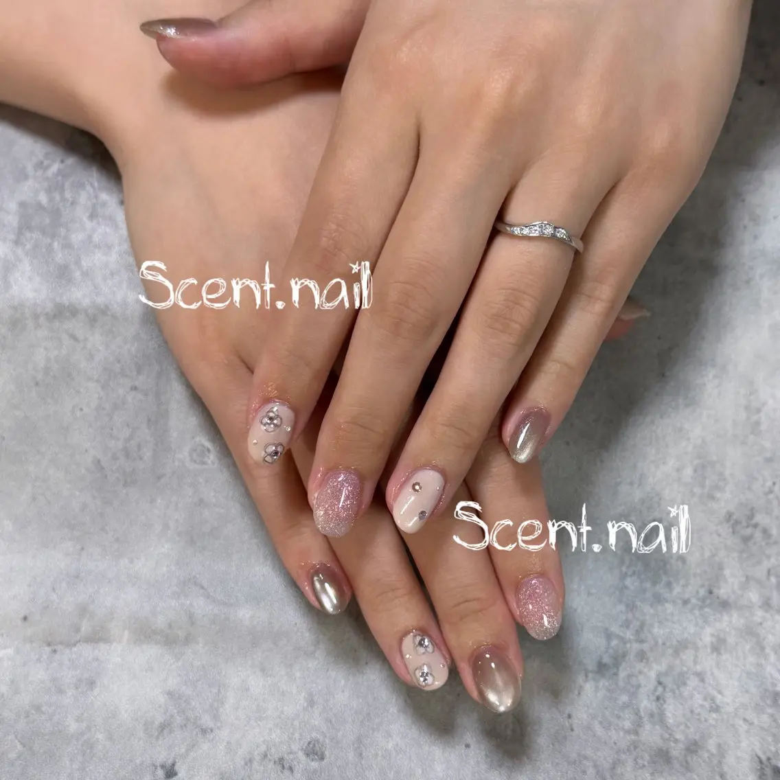 ネイル ハンドネイル Scent.nail セントネイルのネイルデザイン