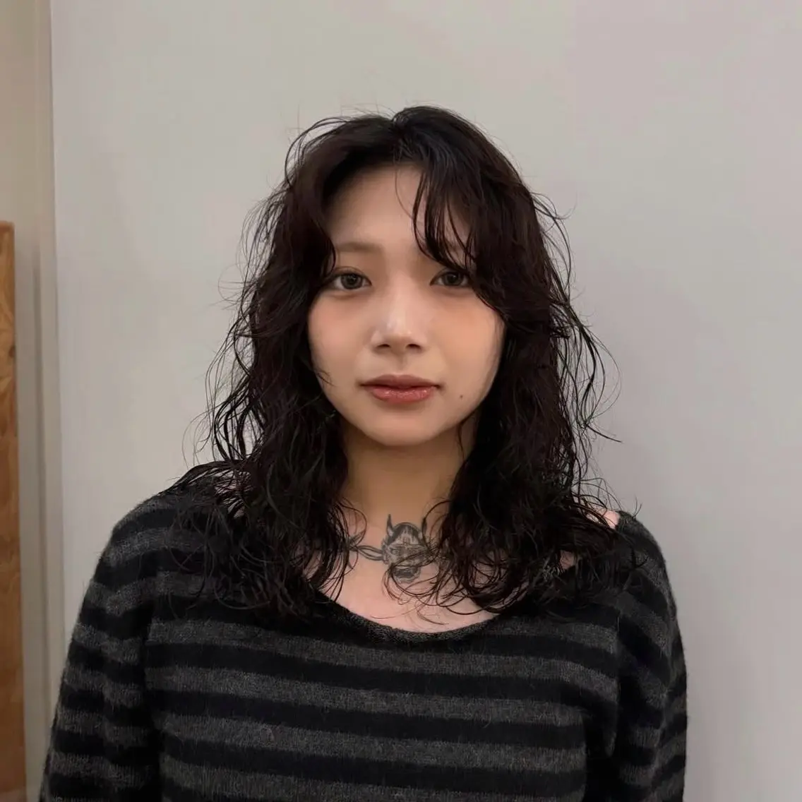 🎽カット＋ゆるめパーマ【ミディアムヘア】📘📘ゆったり巻きすぎないパーマかけたい方🩵🩵の写真