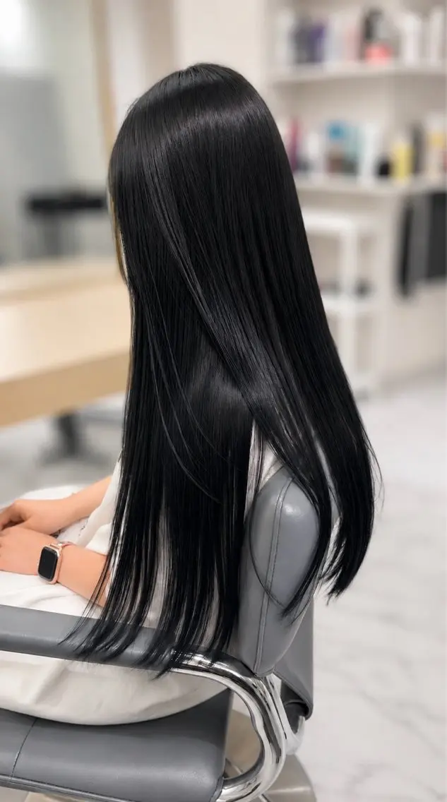 ロング カット 縮毛矯正 田村 聖輝のヘアスタイル
