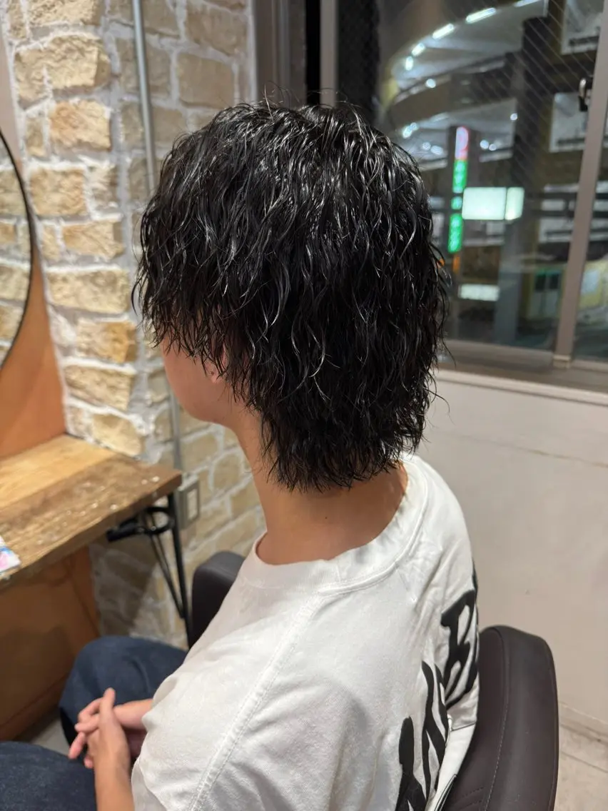 メンズ メンズパーマ カット パーマ メンズ特化 TAKUYAのヘアスタイル