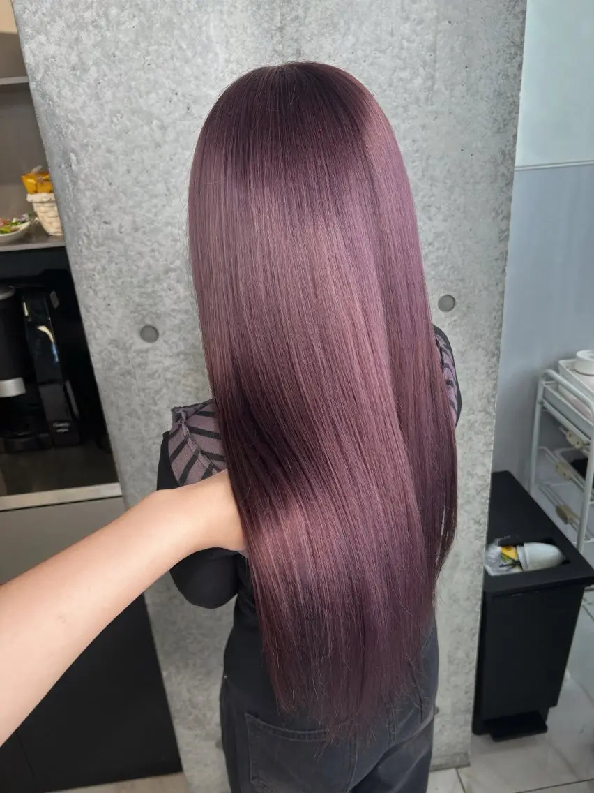 カラー ラベンダーカラー ヘアカラー トリートメント ️💜akari💜 ハイトーン/レイヤーのヘアスタイル