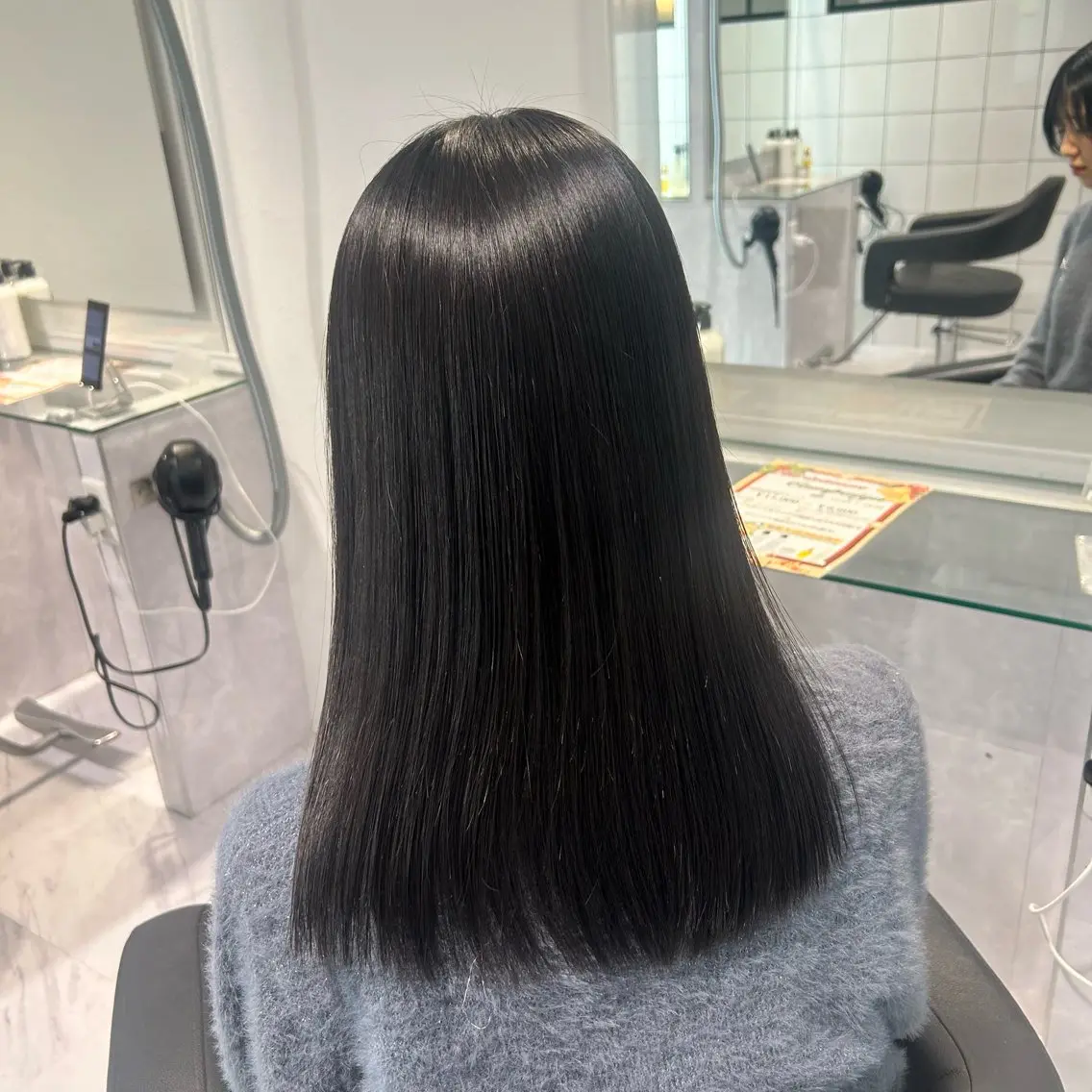 ロング カラー ヘアカラー トリートメント 表参道/透明感カラー /暗髪/ジュキヤのヘアスタイル