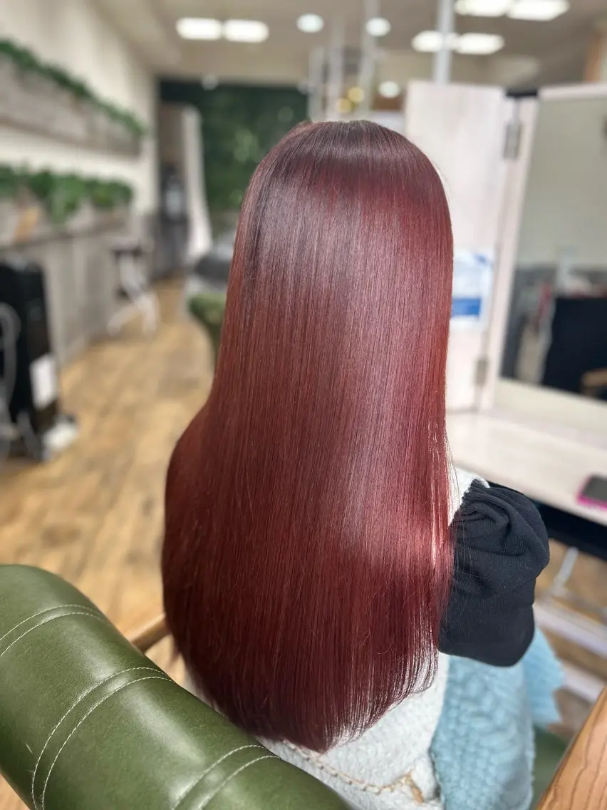 艶髪になれる94%ダメージレストリートメントカラーリング🌈の写真