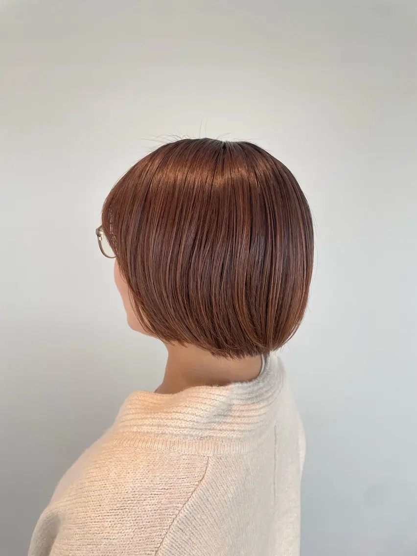 ショート ショートボブ ボブ ショートヘア カットモデル/ miyuのヘアスタイル