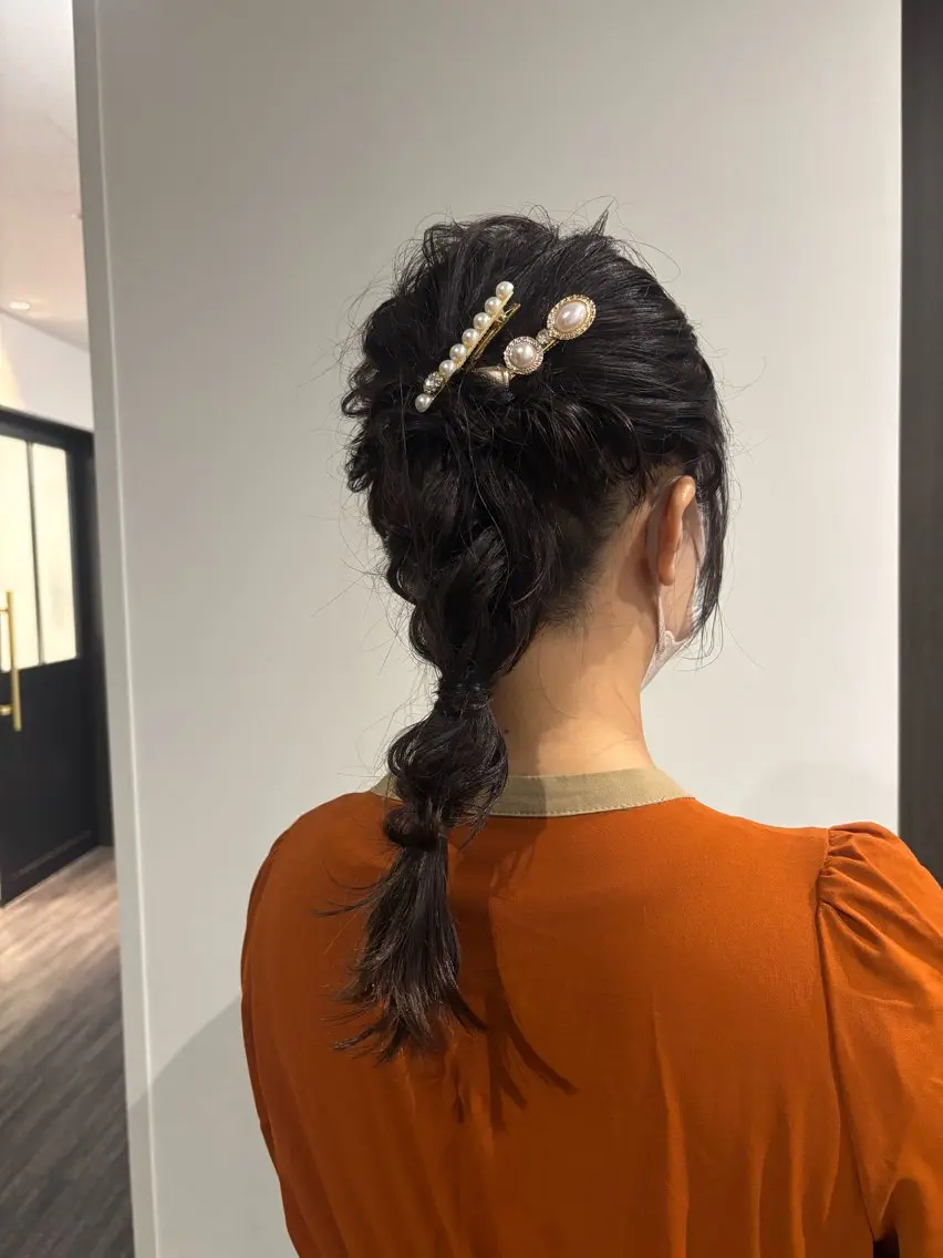 ❤︎ 同窓会 二次会 ヘアアレンジ ❤︎の写真