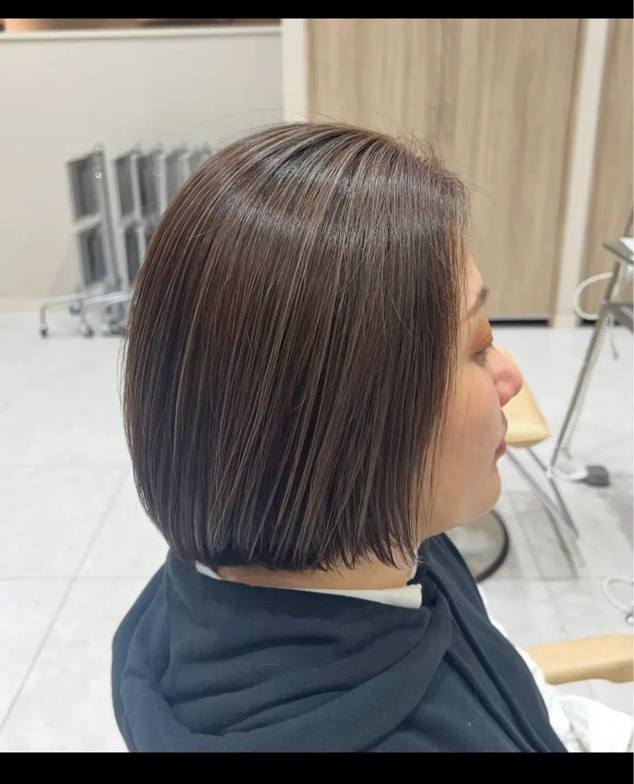 ショート カラー カット ヘアカラー トリートメント 白髪ぼかし特化美容師 古賀雄歩のヘアスタイル