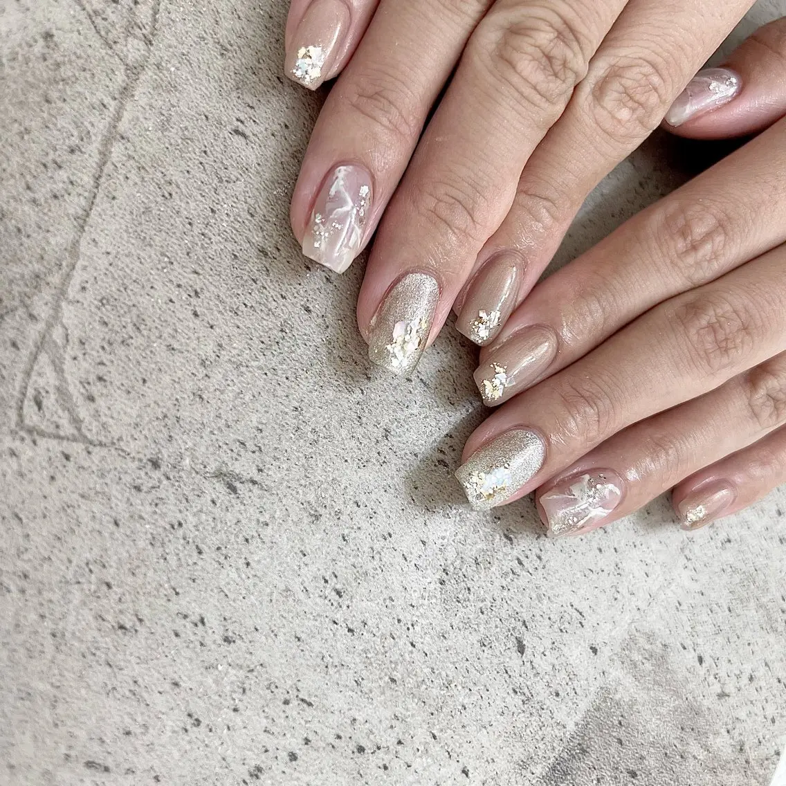 ネイル ニュアンスネイル Maison Calin manaのネイルデザイン