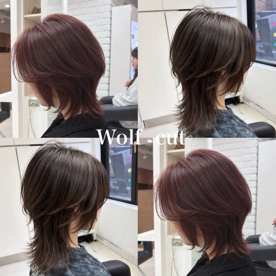 ミディアム カット 【レイヤー/透明感 カラー】🖤ゆまののヘアスタイル